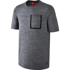 Nike Sportswear Tech Knit Men’s Top 729397-043 Grey Heather/Black (Men’s Medium)