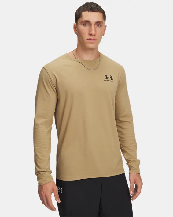 UNDER ARMOUR Left Chest Mens Long Sleeve SMALL