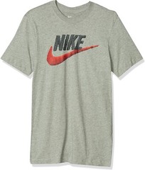 Nike Men’s T-Shirt Athletic Logo Swoosh Printed Gym Active Short Sleeve Tee
