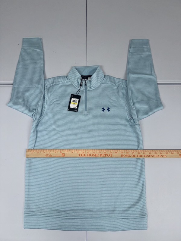 Under Armour Men's Storm Sweater Fleece Quarter Zip Gray Men's M Golf 1373674 gallery