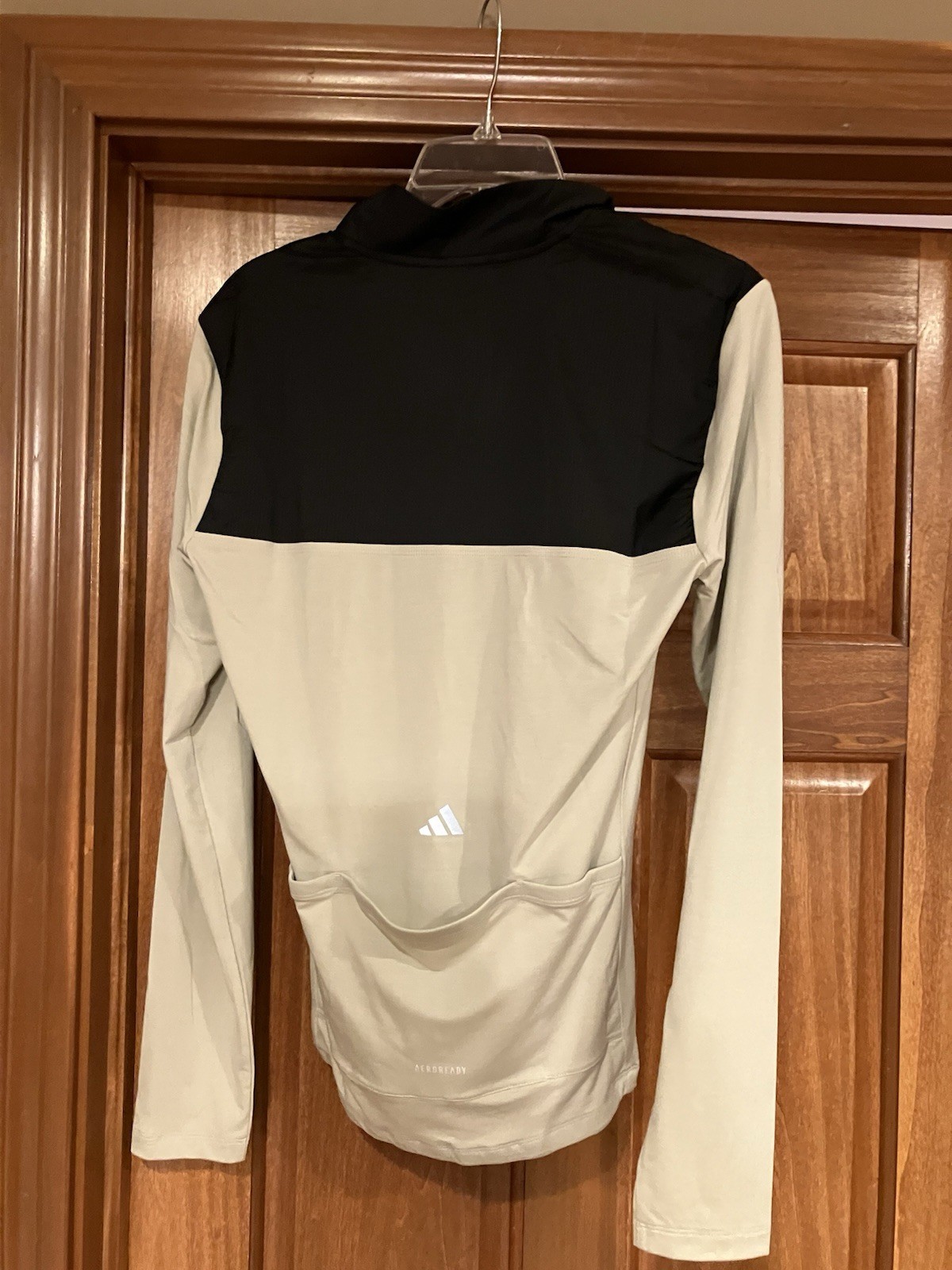 Adidas The Gravel Cycling Long Sleeve Jersey Mens Sz S Putty Gray IP2699 $150 gallery