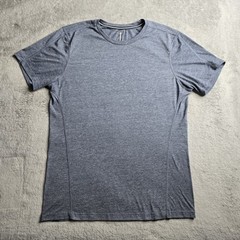 Ten Thousand The Durable Shirt Mens M Blue S/S Crew Neck Performance Gym Jersey