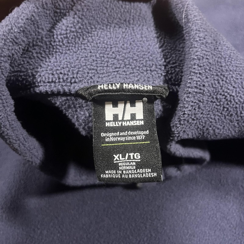 Helly Hansen Pullover Mens XL Blue Fleece 1/4 Zip Mock Neck Hiking Ski Outdoor gallery