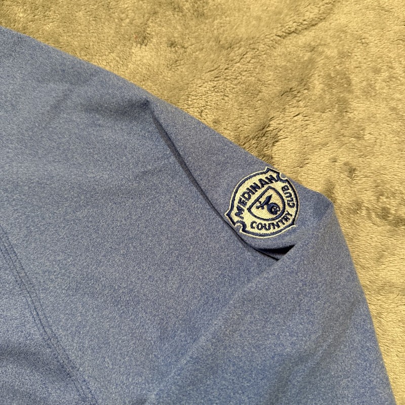 Holderness & Bourne Pullover Men’s XL Blue Tailored Fit Westland 1/4 Zip Medinah gallery