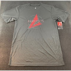BSN Sports Performance Apparel T Shirt black Short Sleeve Crew Neck Men Medium