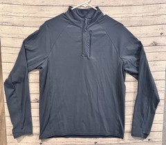 JANJI Mens Running Jacket Sz M 1/4 Zip Merino Blend Long Sleeve Rover Stretch