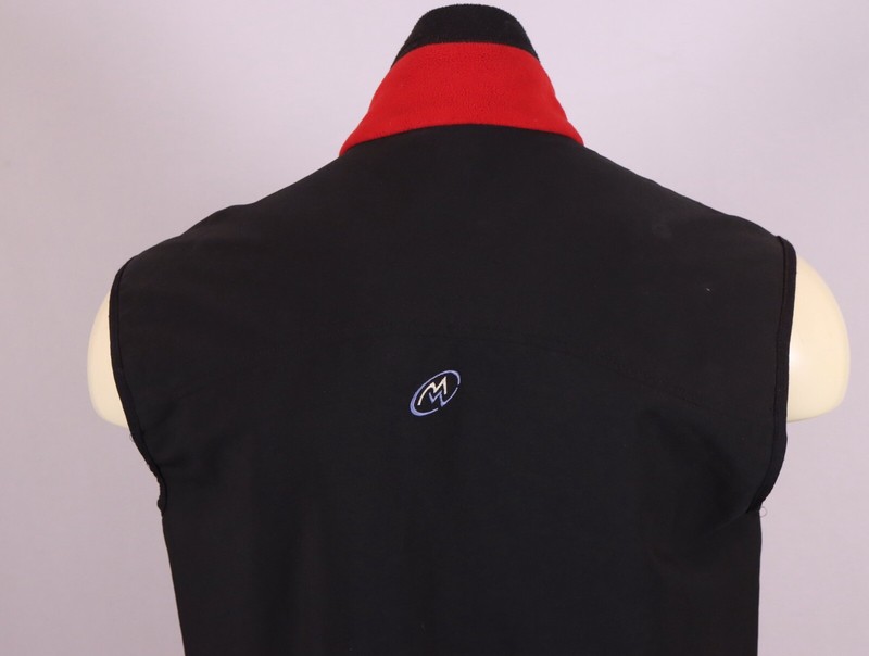 CLOUDVEIL Men’s Medium Wind Resistant Fleece Outdoors Vest -Red/Black MiUSA gallery