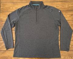 KÜHL Men’s Influx 1/4 Zip Pullover XL Carbon Performance Thumb Loop Stretch