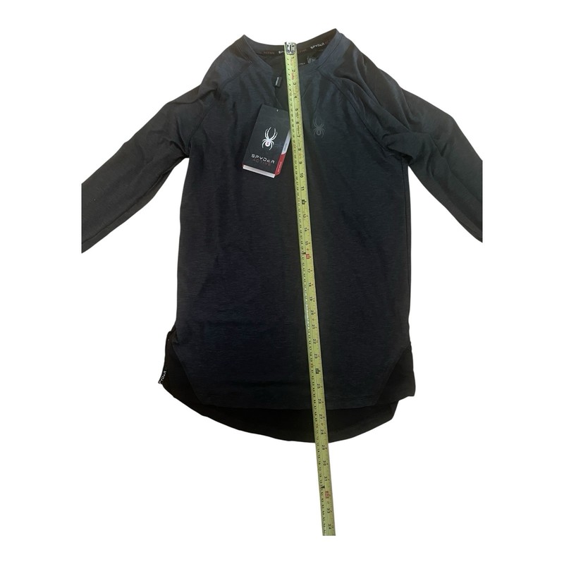 Spyder Active Breathable Quick Dry Stretch Long Sleeve Shirt Mens S SPM105 Gray gallery