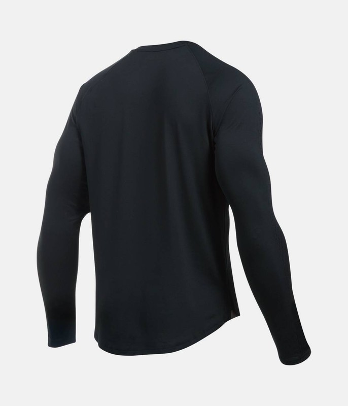 Under Armour Men UA Pursuit Long Sleeve Tee Shirt 1282971 - Black or Grey Size S gallery