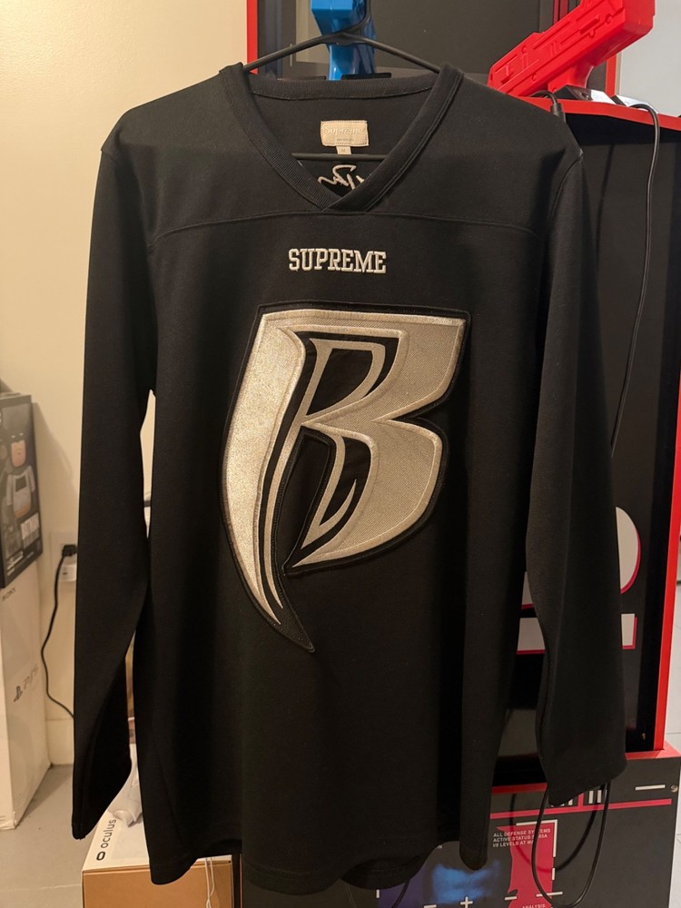 supreme ruff ryders jersey medium