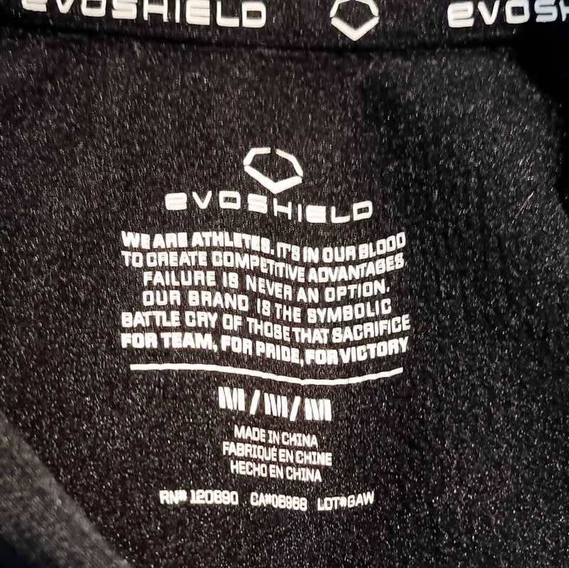 EvoShield Black Long Sleeve Shirt Men's M Stretch Cooling Wicking Performance gallery