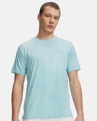 Under Armour Men’s Vanish Energy Printed Blue Loose Lightweight Crew Tee size S