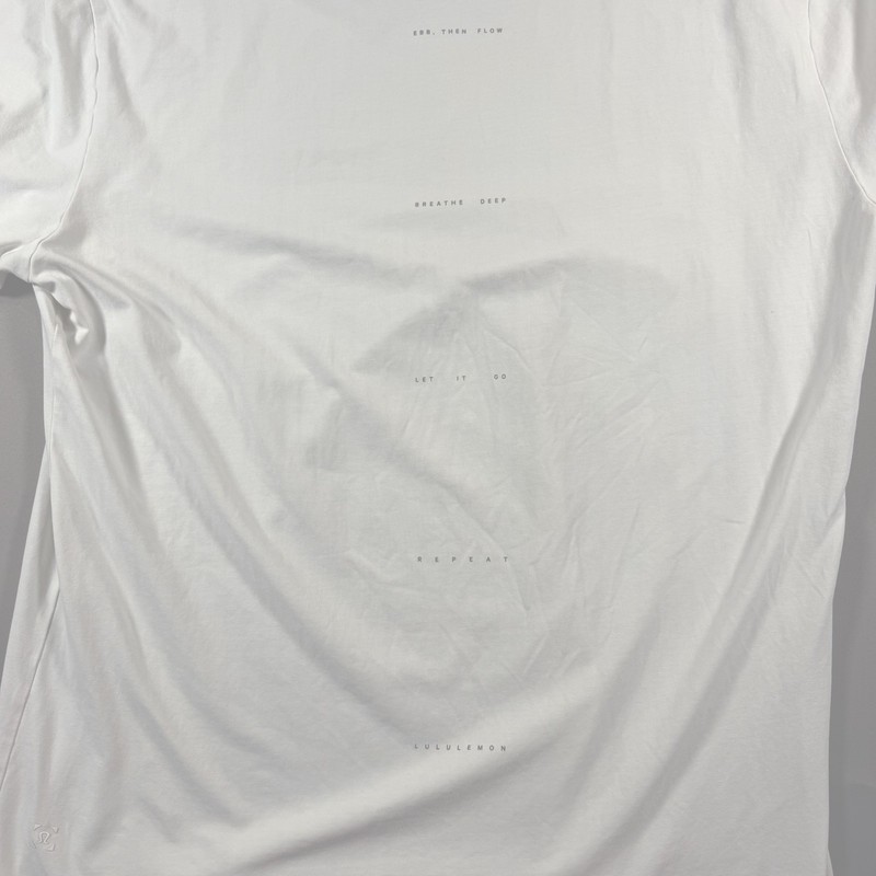 Lululemon 5 Year Ebb and Flow T Size Large White Vitasea gallery