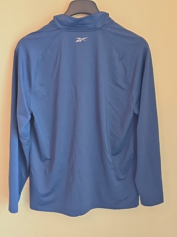 Reebok Quarter Zip Up Long Sleeve Pullover Mens Size L Lightweight Activewear gallery