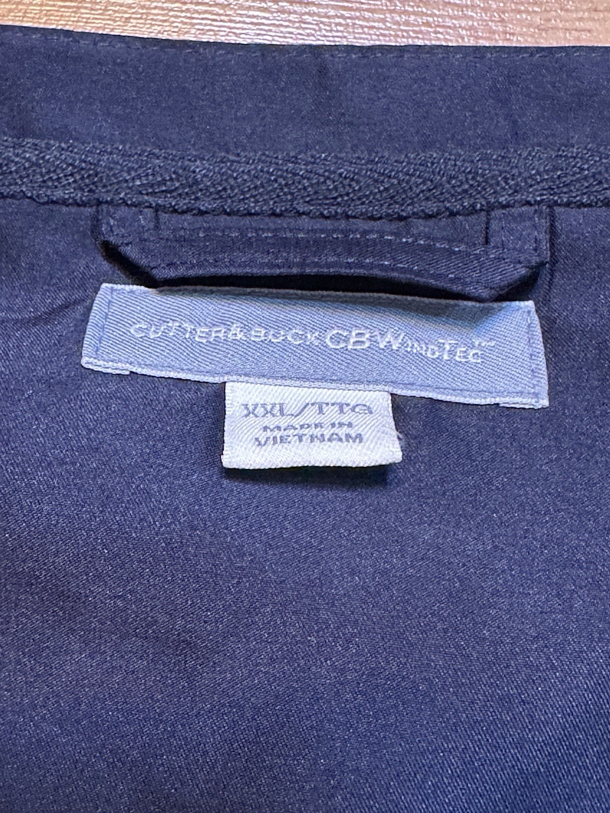 Men's XXL Cutter & Buck WindTec Milwaukee Brewers Long Sleeve pullover Navy gallery
