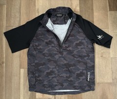 SUNICE Short Sleeve Jacket Men’s M Wind Camo Pullover 1/4 Zip Indian Peaks GC