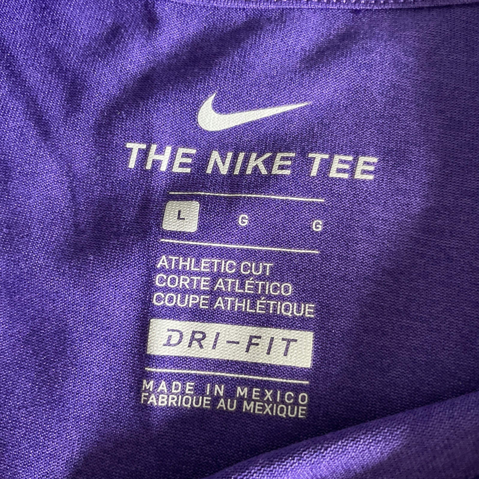 Nike LSU Tigers Gymnastics Large Purple Dri-FIT Athletic Livvy Dunne gallery