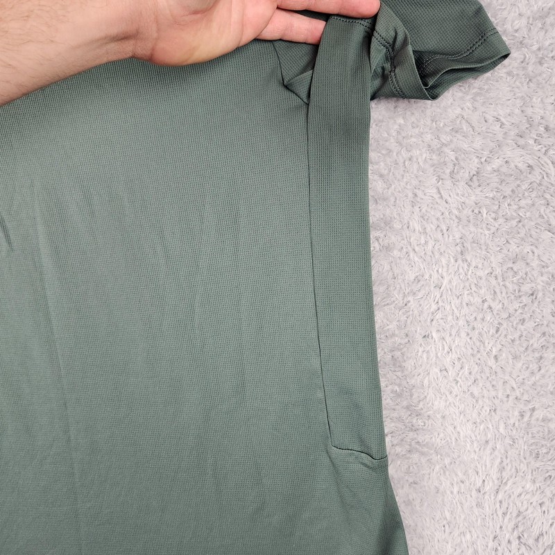 NOBULL Shirt Mens Medium Green Athletic Training Performance Preppy Lightweight gallery