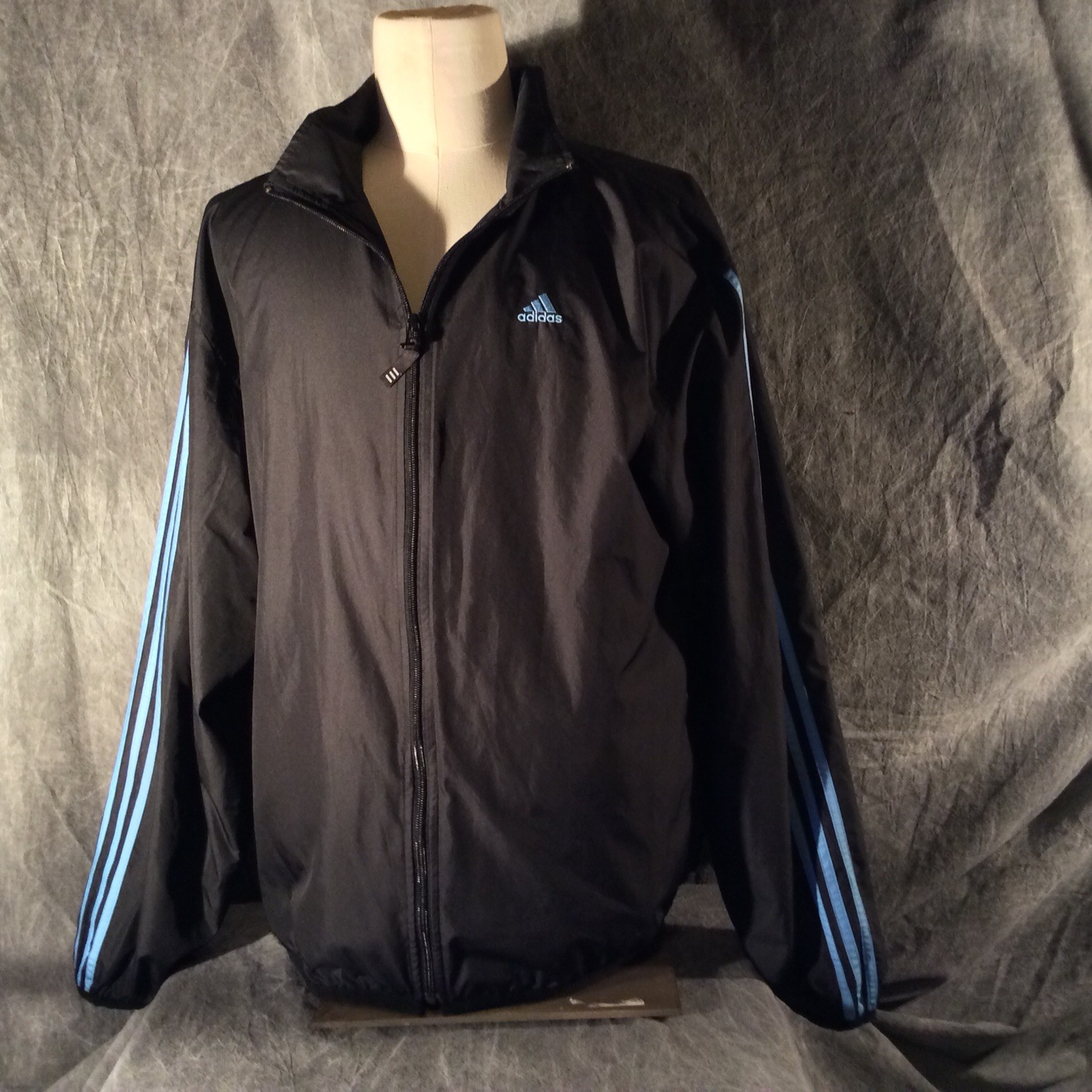 Adidas Men's Black Zip Front Large -Climate Proof gallery