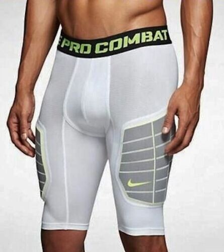 NEW NIKE PRO HYPERSTRONG ELITE COMPRESSION SHORTS WHITE VOLT 618976-010 MENS XL gallery