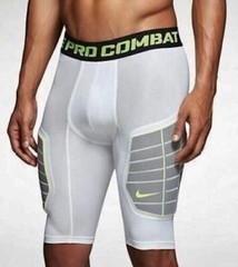 NEW NIKE PRO HYPERSTRONG ELITE COMPRESSION SHORTS WHITE VOLT 618976-010 MENS XL