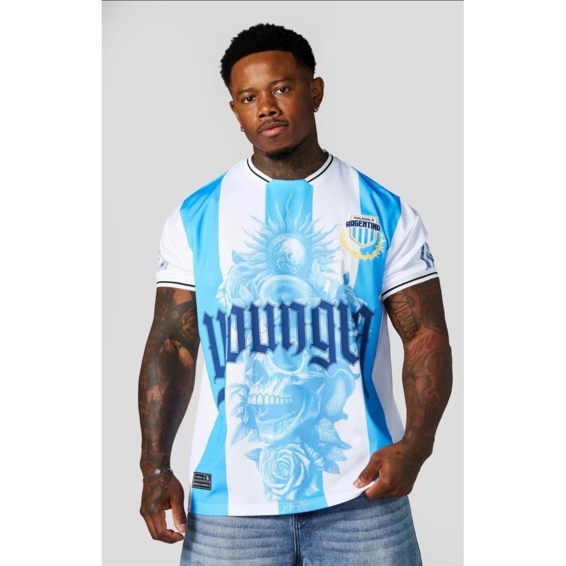 YOUNGLA ARGENTINA Soccer Jersey WORLD CUP 2026 FOOTBALL MESSI #10 XL AUTHENTIC! gallery