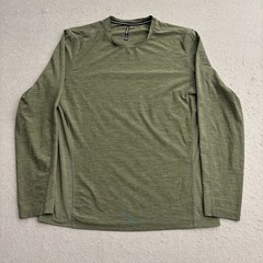 Ten Thousand The Versatile Shirt Men Medium Green Long Sleeve Performance