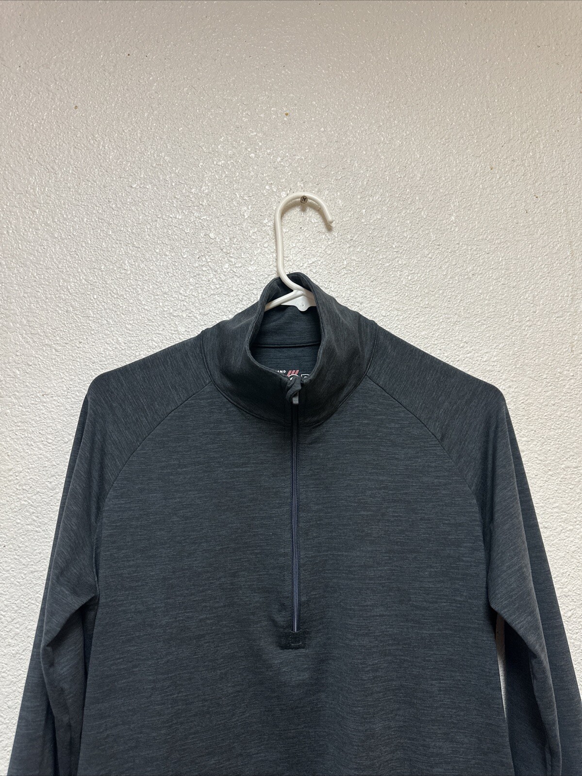 Marine Layer 1/4 Zip Weekend Sport Casual/Golf/Athletic Pullover Charcoal Sz S gallery
