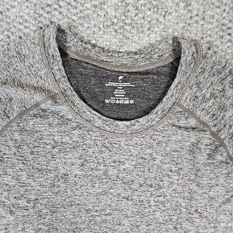 NWT Fabletics Performance Mens Training Day Long Sleeve Tee Grey Heather XL New gallery