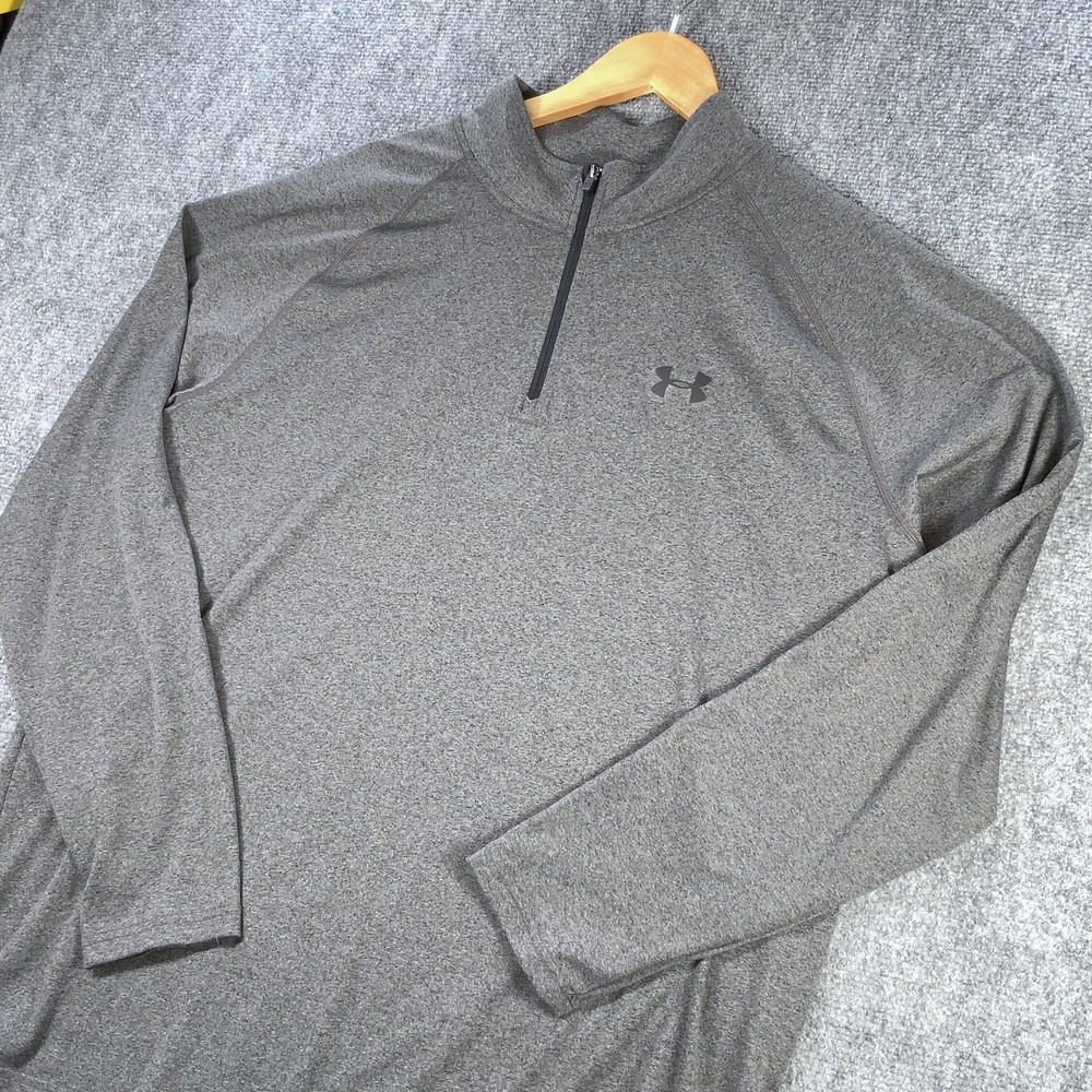 Under Armour Quarter Zip Pullover XL Mens Loose Heatgear Stretch