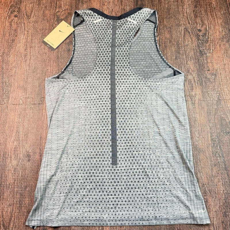 Nike DRI-FIT ADV Tech-Knit Ultra Running Tank Top Men's Sz S Grey DM4751-010 gallery