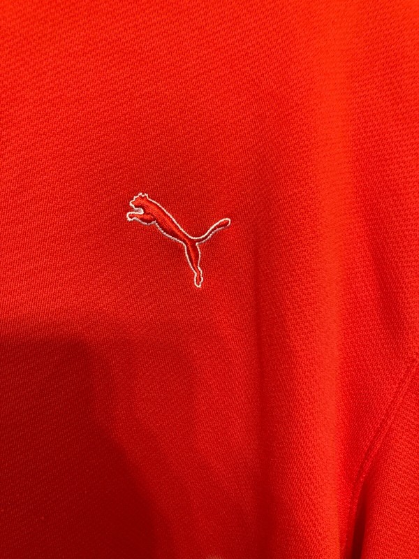 Puma Men's Dry Cell Red Long Sleeve Pullover Golf Athletic Shirt - Size Large gallery