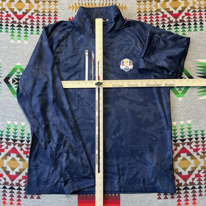 RLX Ralph Lauren Ryder Cup Team USA 1/4 Zip Pullover Mens Large Golf C2 gallery