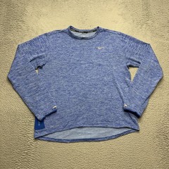 Nike Sphere Element Pullover Mens Large Therma Grid Crew Neck Running Dri-Fit