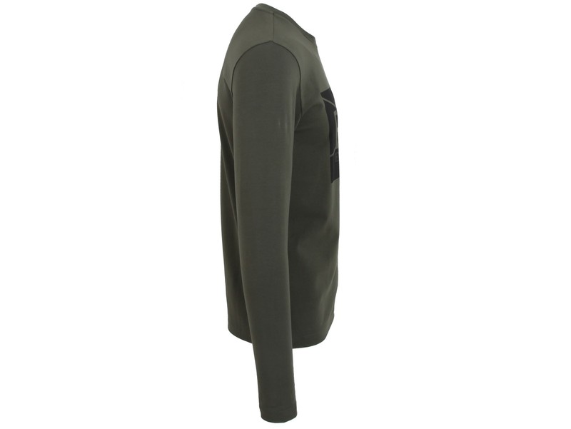 Emporio Armani EA7 Long Sleeve T-Shirt Tee Sweatshirt Crew Neck Green Size M gallery