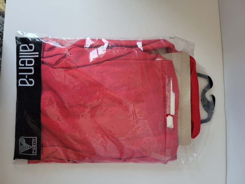 Allen A Ski Skins Outer Ski Wear Unisex Turtle Neck Long sleeve size XL Red gallery