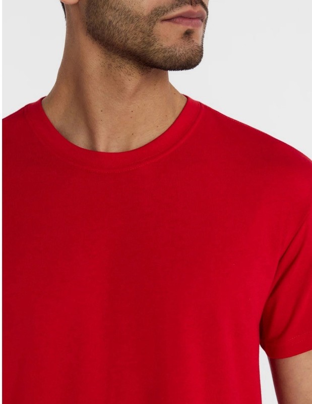 Athletic Works Men's Moisture Wicking Tee Brilliant Red Tri-Blend T-Shirt S-3XL gallery