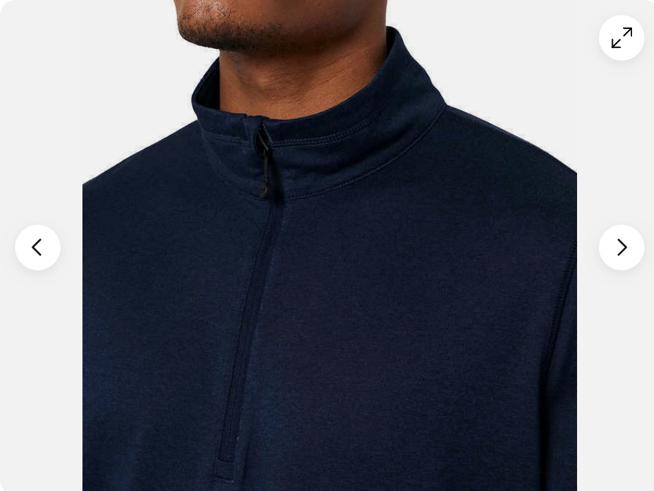 32 Degrees Men’s Quarter Zip Stretch Comfort Pullover SIZE M COLOR BLUE gallery