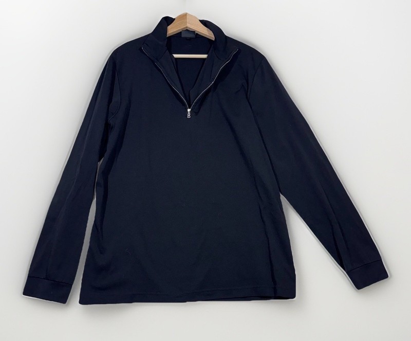 Bogner First Layer 1/4 Zip Pullover Mens Medium Black Ski Performance gallery