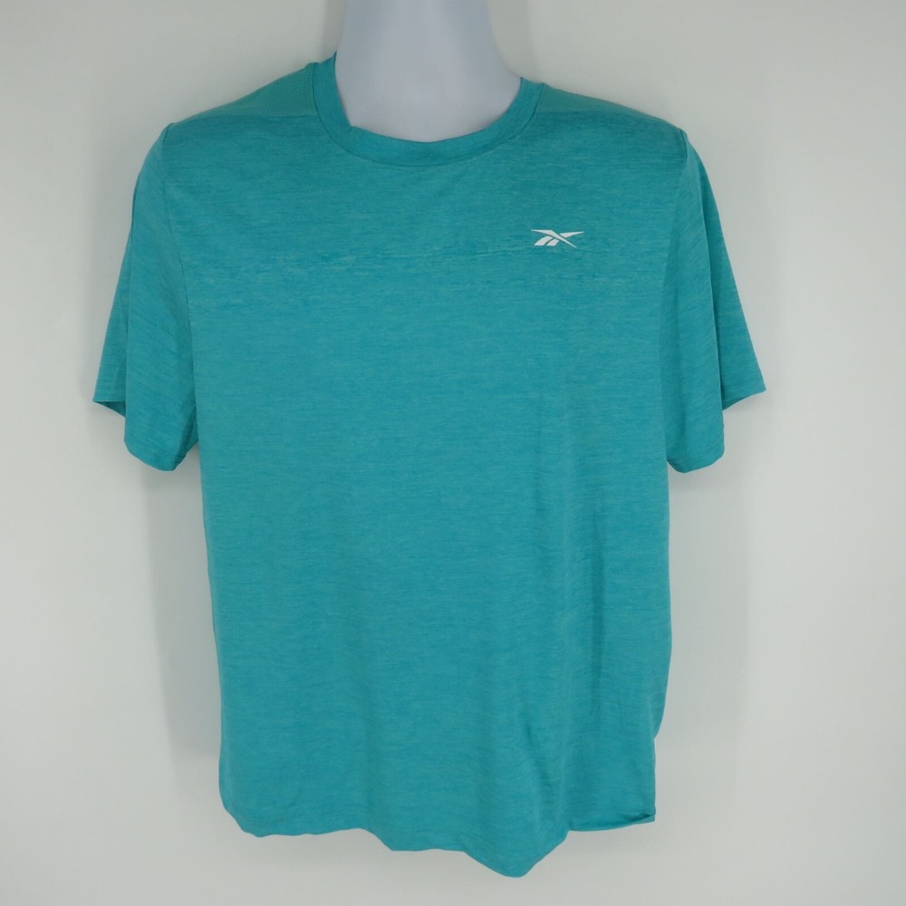 Reebok Men's Speedwick Tech Style Active Teal T-Shirt Large NWT
