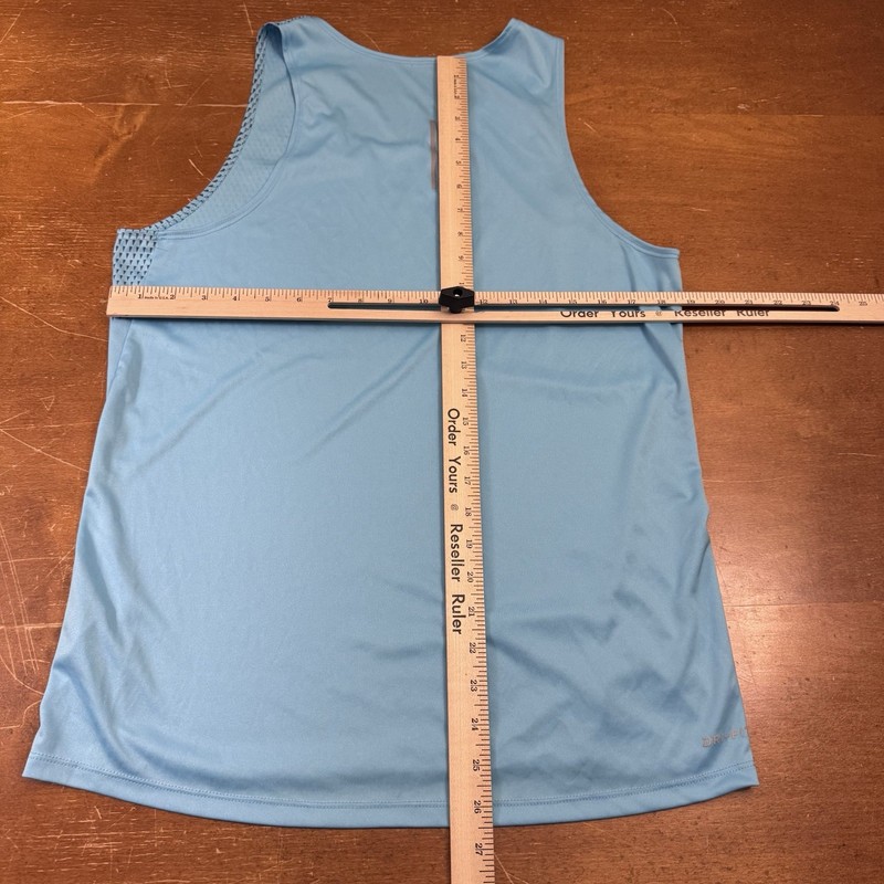 Nike Shirt Mens Large Blue Dri Fit Miler Running Standard Lightweight Pro gallery