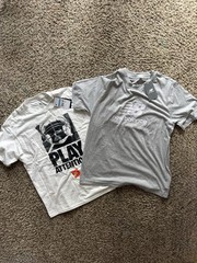 Two T-shirts Nike Dri Fit Size Medium and New Balance Size Large