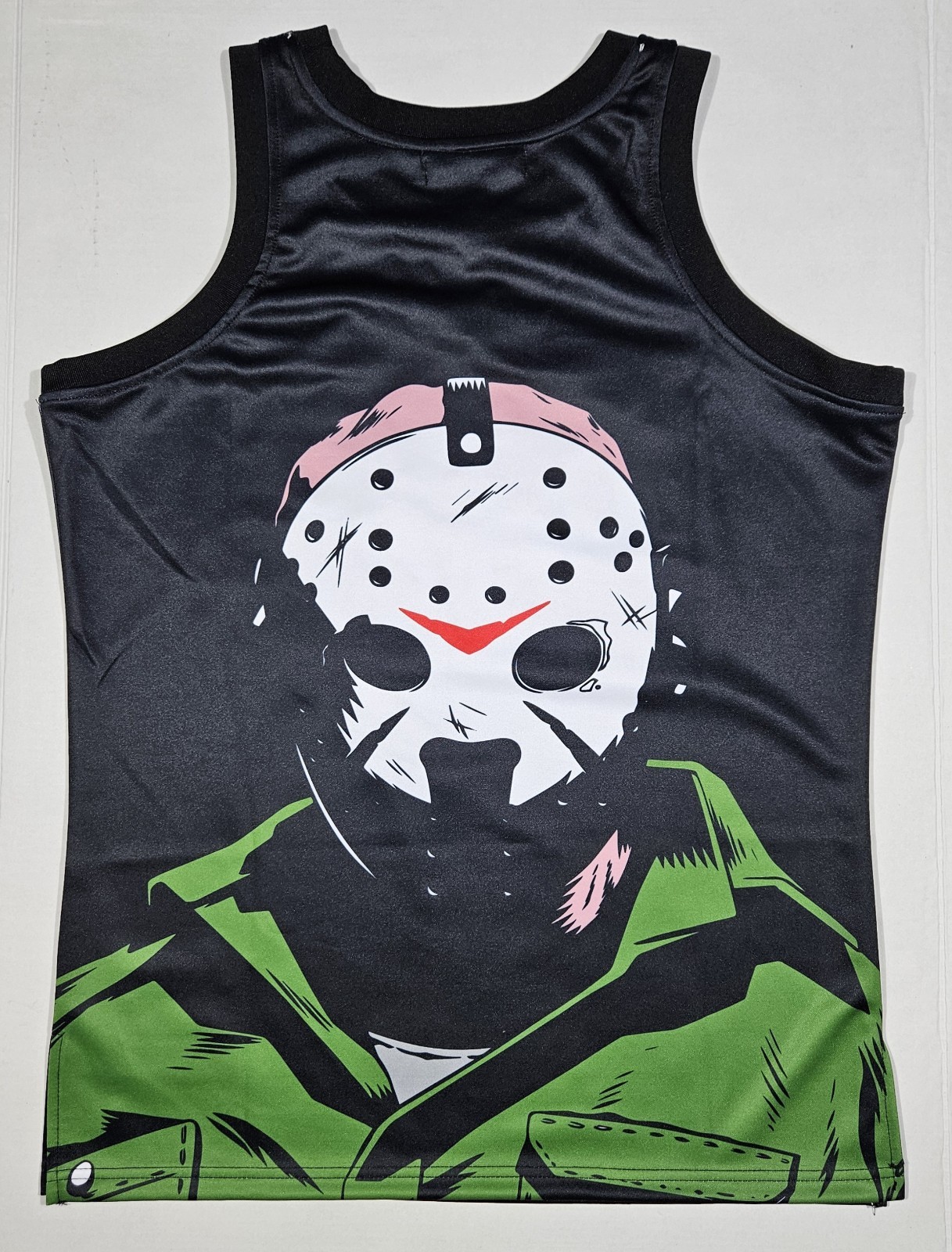 Headgear Classics Jason Voorhees Friday The 13th Basketball Jersey Medium NWT gallery
