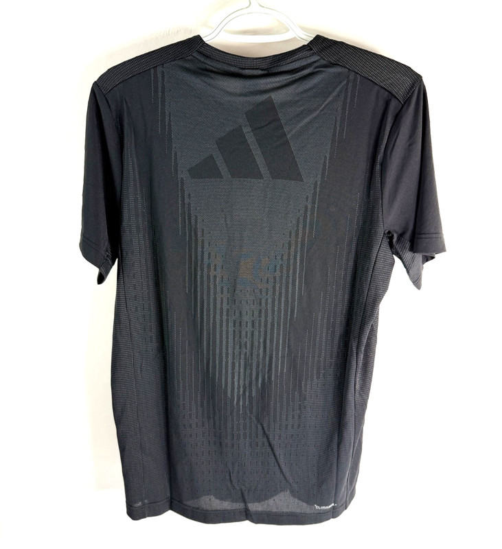 Adidas Airchill Training Tee Black Grey Six Men`s Size Medium JI8196 gallery