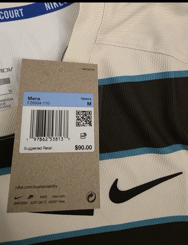 Nike Carlos Alcaraz 2025 Roland Garros French Tennis Shirt Mens Sz M FZ6934-110 gallery