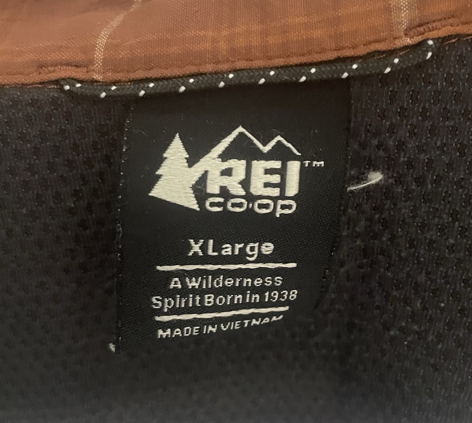 REI Co-Op Men Sz XL Shirt Button Up Brown Plaid Vent Roll Sleeve Hiking gallery