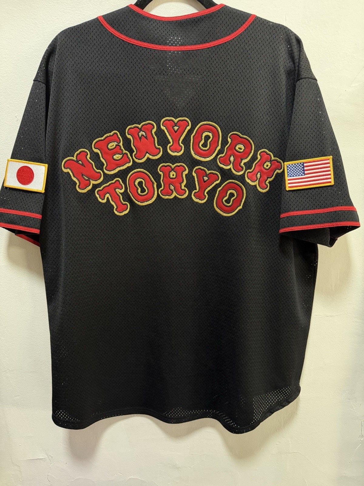 Supreme x HomeRun Japan Baseball Jersey Black New Size Large Tokyo Box Logo gallery