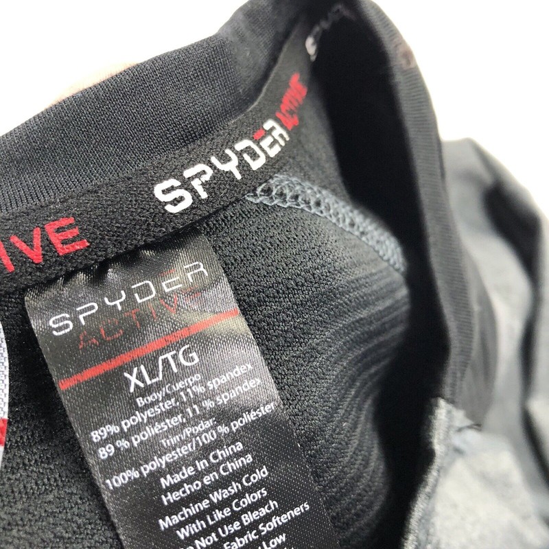 Spyder Active XL Men's Athletic Active Exercise Long Sleeve Shirt MINT Gray gallery