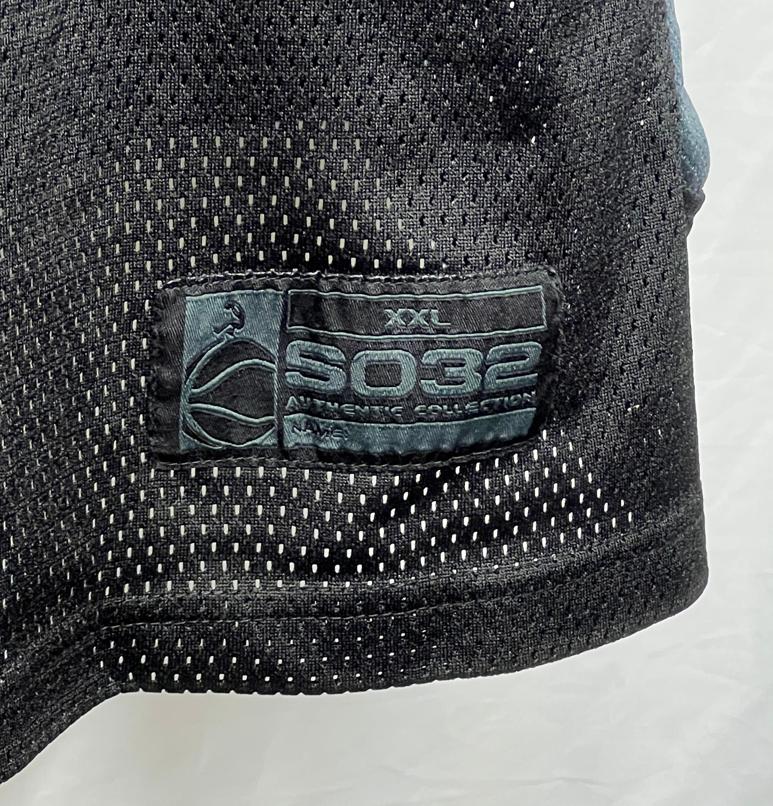 Shaq S032 Sewn-Lettering Sleeveless Black Mesh Jersey Shirt XXL gallery
